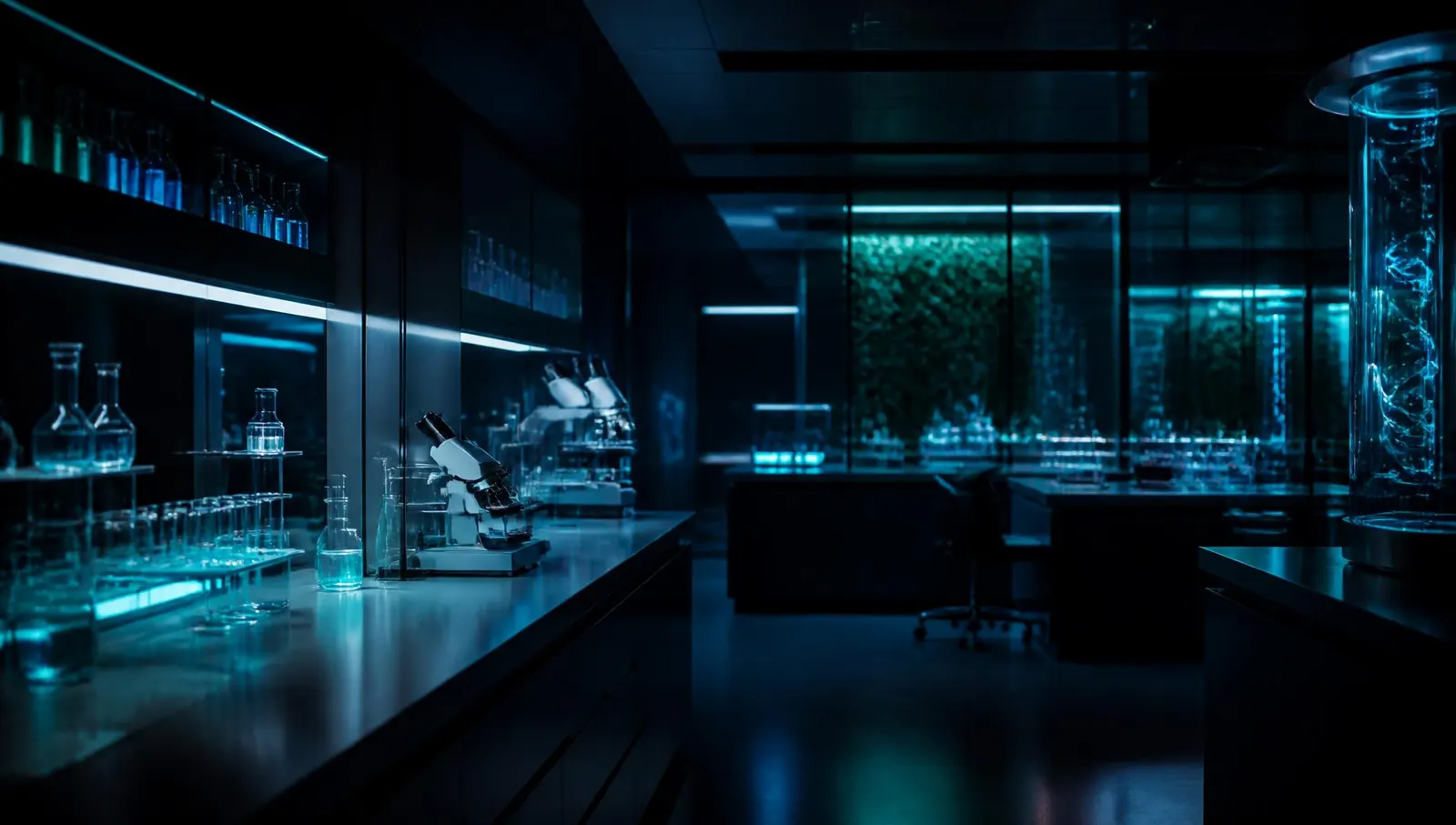 PrimeGen Co. research laboratory PrimeGen Co. research laboratory interior where peptide vials are filled and quality tested